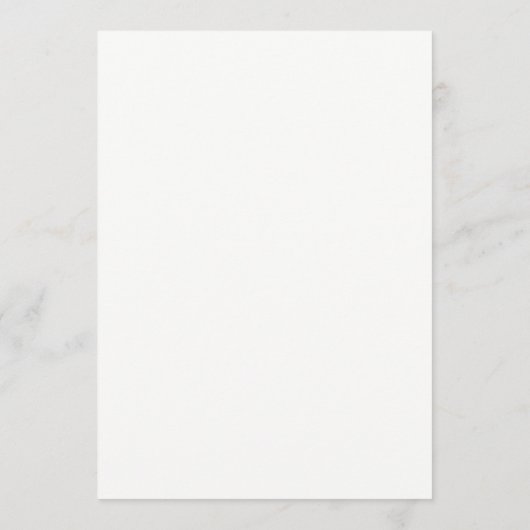 Moderne Script-menukaart Menu (Achterkant)