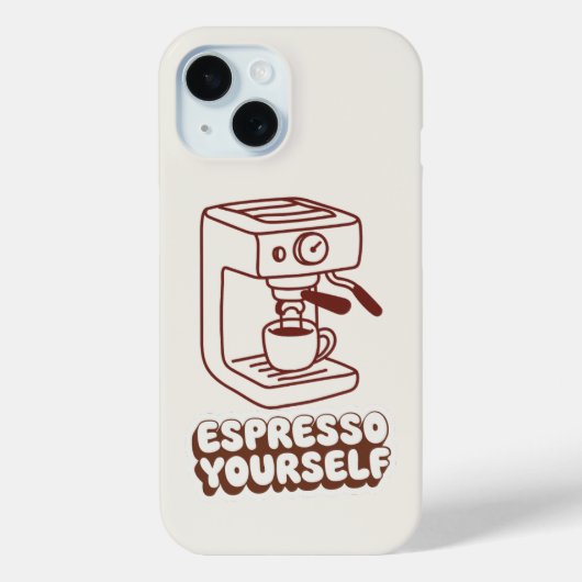 Moderne Script Minimale Hoestebehuizing Case-Mate iPhone Case (Achterkant)