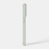 Moderne Script Monogram Streep Docent Onderwijzer iPhone Hoesje (Rechterkant)