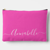 Moderne script naam roze etui (Voorkant)