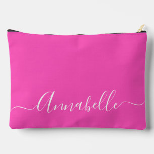 Moderne script naam roze etui
