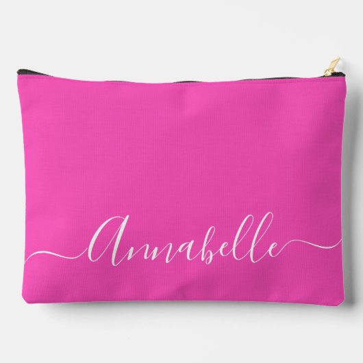 Moderne script naam roze etui (Achterkant)