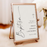 Moderne script neutrale doop welkom