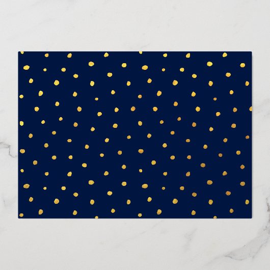 Moderne Script Prettig Kerstfeest Persoonlijke Fot Folie Feestdagenkaart (Achterkant)