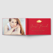 Moderne Script Red Photo Graduation (Complet)