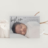 Moderne Script Religious Baptism & Christening Kaart