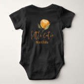 Moderne script typografie kleine schattige nieuwe romper (Achterkant)