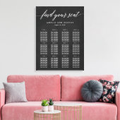 Moderne Script Zitgrafiek Verpakt Canvas Afdruk (Insitu (Woonkamer))