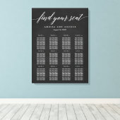 Moderne Script Zitgrafiek Verpakt Canvas Afdruk (Insitu (Houten vloer))