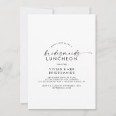 Moderne scriptbridesmaids nochtans kaart (Voorkant)