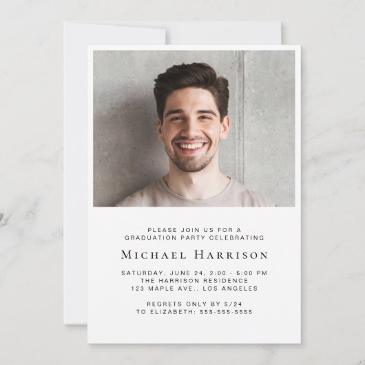 Moderne scriptfotograaf kaart (Achterkant)