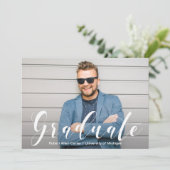 Moderne scriptfotograaf kaart (Staand voorkant)