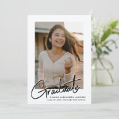 MODERNE SCRIPTKALLIGRAFIE AFSTUDEREN | AFSTUDEREN AANKONDIGING (Staand voorkant)