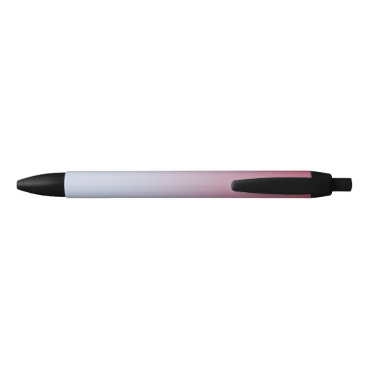 Moderne scriptnaam Roze Blauw Verloop Gepersonalis Zwarte Inkt Pen (Achterkant)