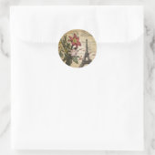 moderne  scripts zoals Paris Eiffel Tower Ronde Sticker (Tas)
