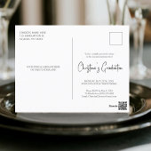 Moderne scripttypografie Foto Afstuderen Briefkaar Briefkaart