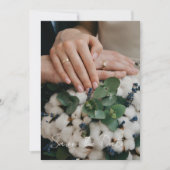 Moderne Scriptuur Trouwfoto Save The Date (Voorkant)