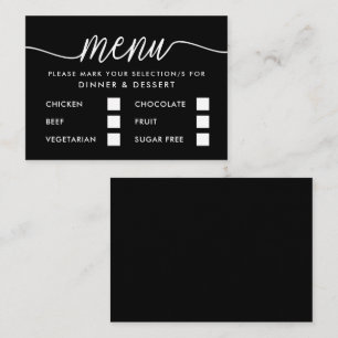 Moderne selectie in het menu Eenvoudig script in z