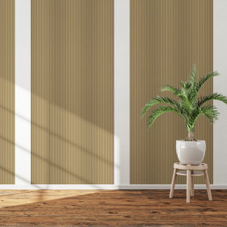 Moderne Sepia Stripe Peel en Stick Behang