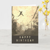 Moderne Sepia van de Cursus van de Hindernis van Kaart (Gele Bloem)