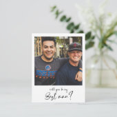 Moderne Seras-tu mon meilleur carte photo (Debout devant)