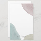 Moderne sereniteit | gepersonaliseerd briefpapier (Voorkant / Achterkant)