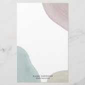 Moderne sereniteit | gepersonaliseerd briefpapier (Voorkant)