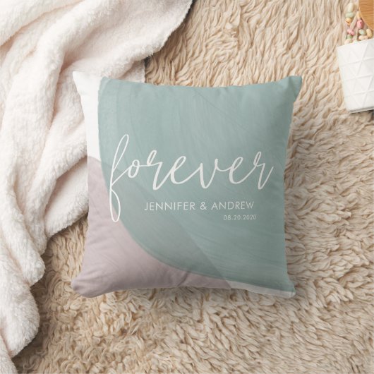 Moderne Sereniteit | Sierkussen voor huwelijksmono (Deken)