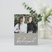 Moderne Serez-Vous Ma Carte De Proposition D'Épous (Debout devant)