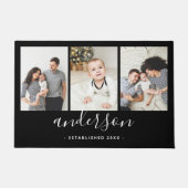 Moderne serie Monogram 3 Foto Collage Deurmat (Voorkant)