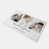 Moderne serie Monogram 3 Foto Collage Deurmat (Schuin)