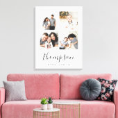 Moderne serie Monogram 4 Foto Collage Canvas Afdruk (Insitu (Woonkamer))