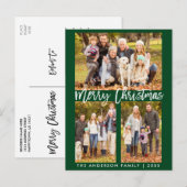 Moderne serie van het Manuscript van de Borstel 3 Briefkaart (Voorkant / Achterkant)