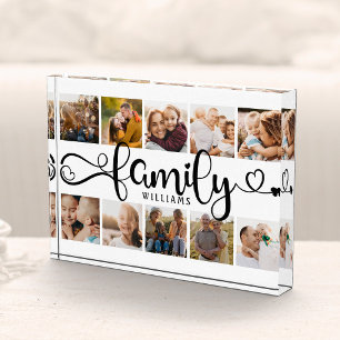 Moderne serie van het Manuscript van de Familie Ch Fotoblokken