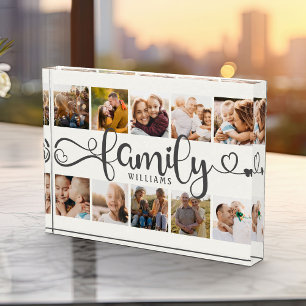 Moderne serie van het Manuscript van de Familie Ch Fotoblokken