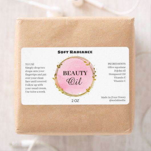 Moderne serumlabels etiket (Insitu)