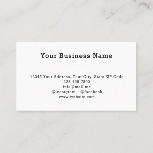 Moderne service voor het verwijderen van graffiti visitekaartje (Achterkant)