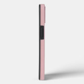 Moderne Shimmer Roze Metallic Aangepaste Naam Case-Mate iPhone Case (Achterkant / Rechts)