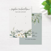 Moderne sieraden Boho Flowers Oorbellen Display Ka Visitekaartje (Bureau)