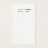 Moderne sieraden oorbel display Kaart (Voorkant)