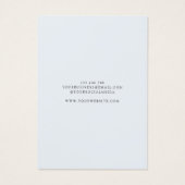 Moderne sieraden oorbel display Kaart (Achterkant)