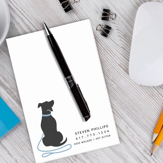 Moderne Silhouet Hond Post-it® Notes