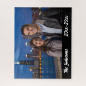 Moderne Simple Anniversaire Photo Puzzle (Vertical)