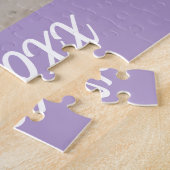 Moderne Simple Beach Family Photo Jigsaw Puzzle (Côté)