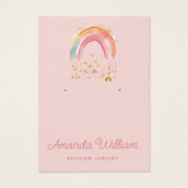 Moderne simple bijoux Arc-en-ciel Écouter Carte d' (Devant)