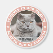 Moderne Simple Custom Pet Photo Sympathie Keepomwi Magneet (Voorkant)