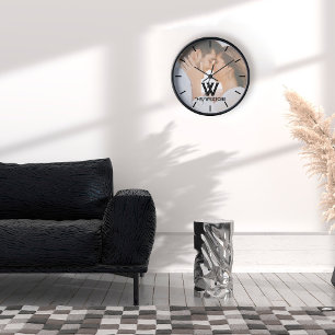 Moderne Simple Custom Photo Monogram