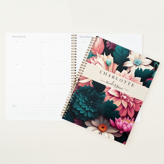 Moderne, simple, élégant, planificateur de fleurs (Devant avec enveloppe)