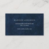 Moderne Simple élégante typographie Carte de fidél (Dos)