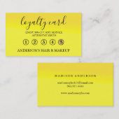 Moderne Simple élégante typographie Carte de fidél (Devant / Derrière)